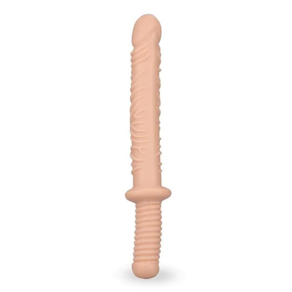 Dubbelt Realistiskt Ådrigt Dildos - KÄRLEK &amp; VIBRAR - Dubbelt Dildo - TPR Mjuk Beröring - XXL