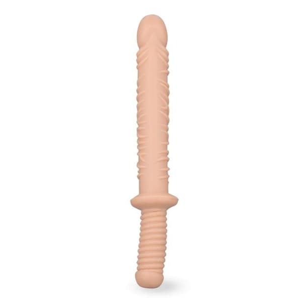 Damocles Dubbel Realistisk Ådrad Dildo - Känsla Collection