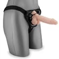 Miniatyrbild 1 av 3: Strap-on dildo - LOVE AND VIBES - Sugkoppsmodell - Silikon - Realistisk - Medelstor