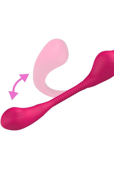 Strapless Strap-On Thrusting & Waving Pulse Dildo G-punktsvibrator