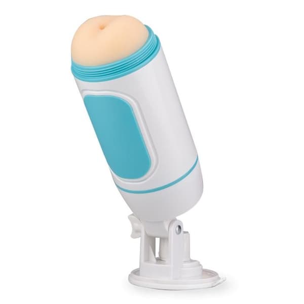 Manlig masturbator för män Dubbel ingång med sugkopp ibland - LOVE AND VIBES Collection White