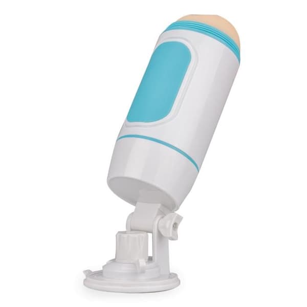 Manlig masturbator för män Dubbel ingång med sugkopp ibland - LOVE AND VIBES Collection White