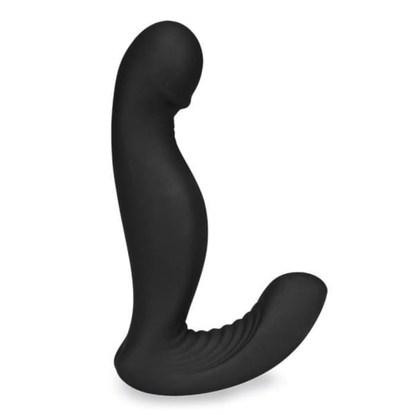 Jiggle Vibrerande och Roterande Prostata Stimulator Svart