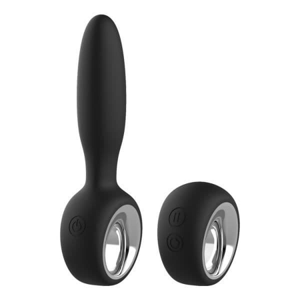 USB trådlös fjärrkontroll anal dildo plug No Black
