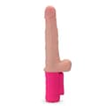 Miniatyrbild 2 av 4: Vibrator dildo kommer och går med testiklar