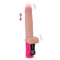 Miniatyrbild 1 av 4: Vibrator dildo kommer och går med testiklar