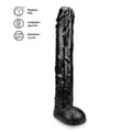 Miniatyrbild 3 av 4: Gigantisk dildo - Märke - Modell - Extrem anal eller vaginal njutning - Realistiska detaljer - PVC