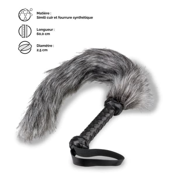 Fouet BDSM - Okänd märke - Rävswans - Mjuk och designad