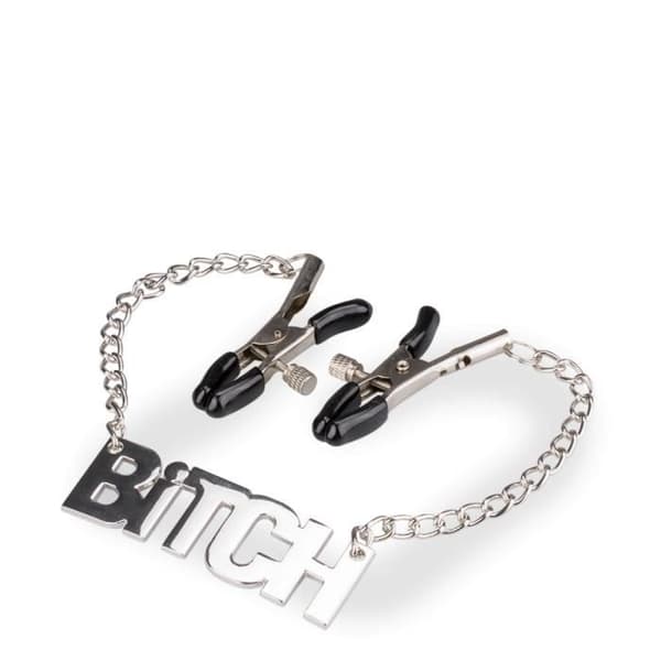 Nippelklämmor - BITCH - Justerbar - Metall - Gummiskydd - 45 gram