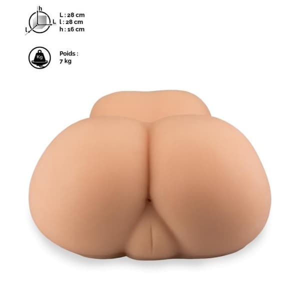 Rundade skinkor doggy style vagina och anus 7 kg