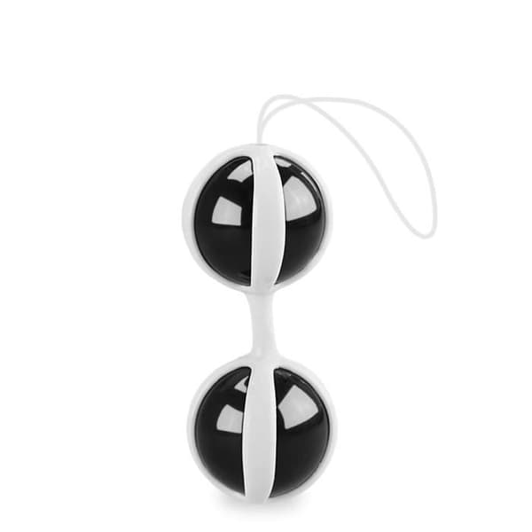 Asteroid Geisha Balls - LOVE AND VIBES - Svart - Vibrerande - Tonad perineum - Borttagningssnöre
