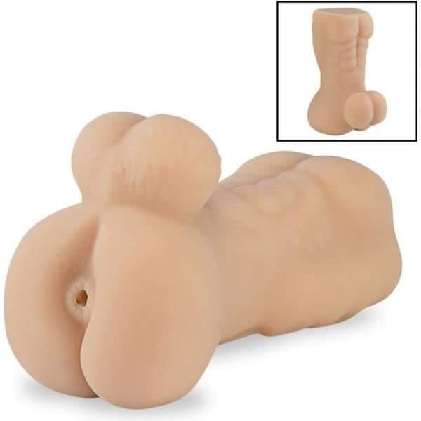 Masturbator - KÄRLEK OCH VIBRAR - Anus Testiklar Byst - Mjuk Silikon - 16 cm - Realistisk