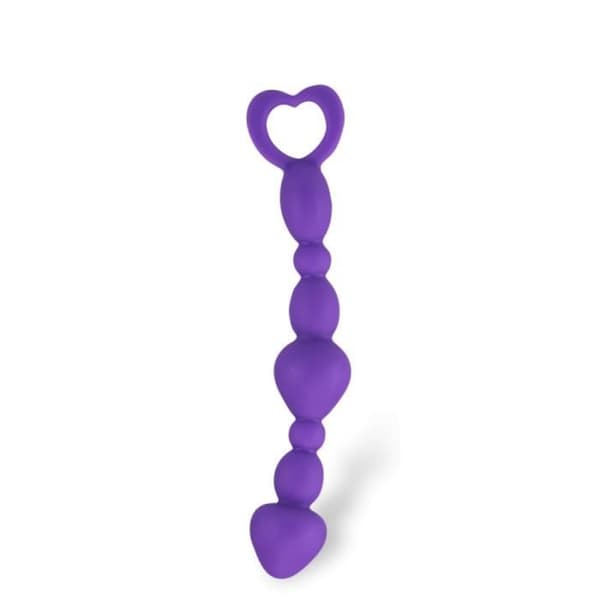 Analt radband - LOVE AND VIBES - Bollar från 1,2 cm till 2,5 cm - Lila - Vattentät