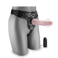 Miniatyrbild 2 av 4: Stor diameter Vibrerande Strap-on Dildo Rosa