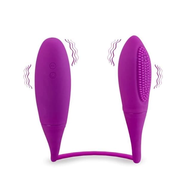 Double Vibrating Egg - LOVE AND VIBES - Laddningsbart - 7 vibrationslägen - Mjukt silikon - För vuxna