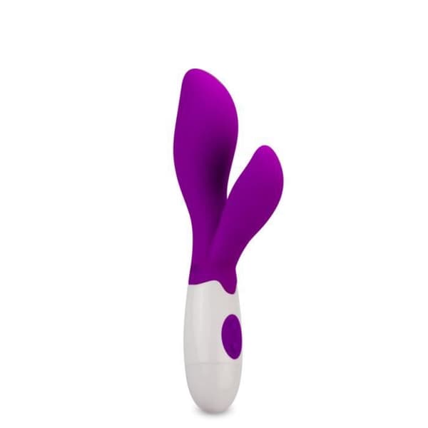 Vibromassör - KÄRLEK OCH VIBRATIONER - Kaninmagisk blad - Silikon - 30 vibrationslägen - Lila