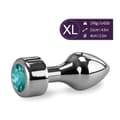 Miniatyrbild 1 av 2: Anal Jewel Rosebud Missile XL-Turkos