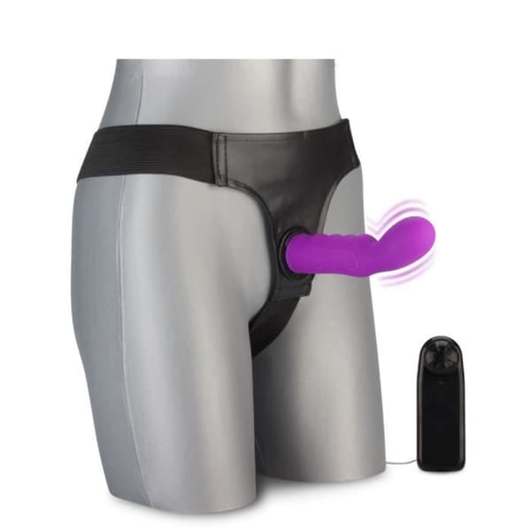 Gode Ceinture - KÄRLEK OCH VIBRAR - Speciell Punkt G - 100% Silikon - Vibrerande - Kompatibel O-Ring