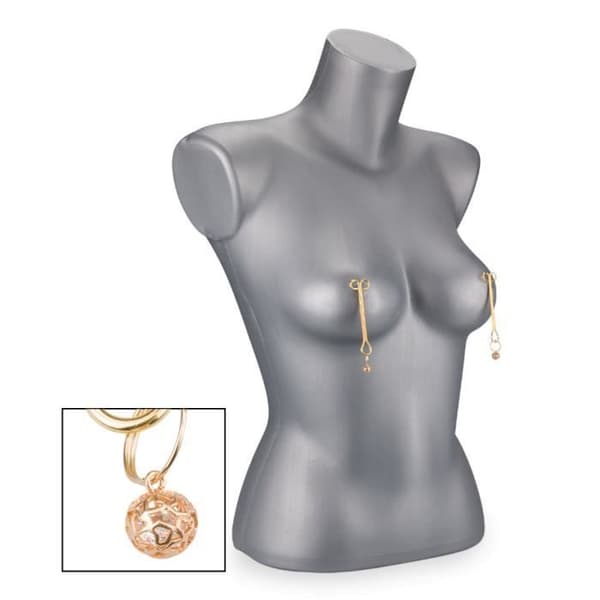 Sweet Pain BDSM Nipple Clamps - Svart - Vuxen - Nej - Nej