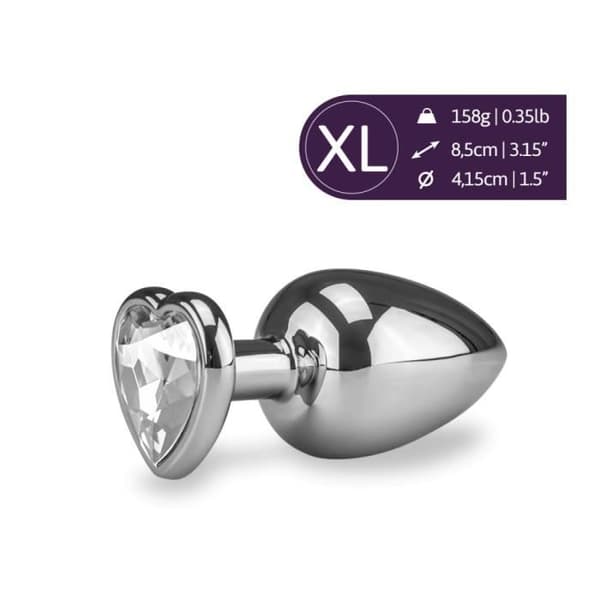 Anal Jewel Rosebud Heart XL Diamond No
