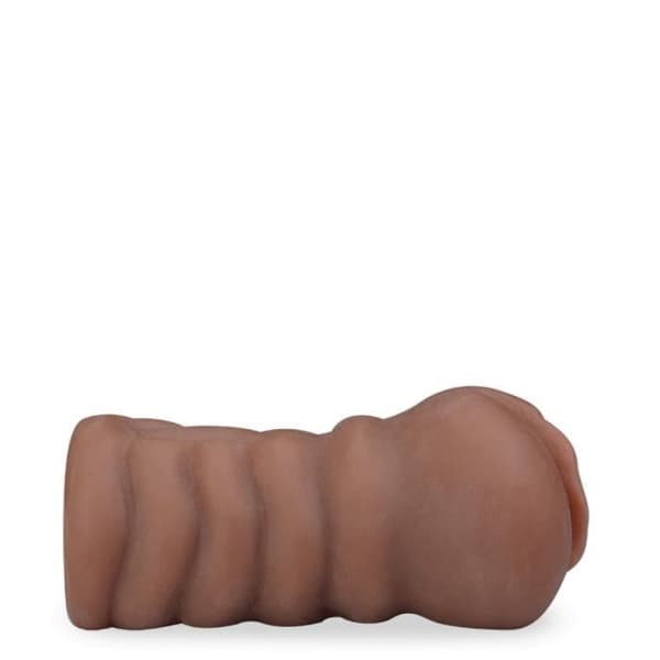 Manlig onanist Realistisk konstgjord vagina Svart TPE Vagina Ciara Mörk hud