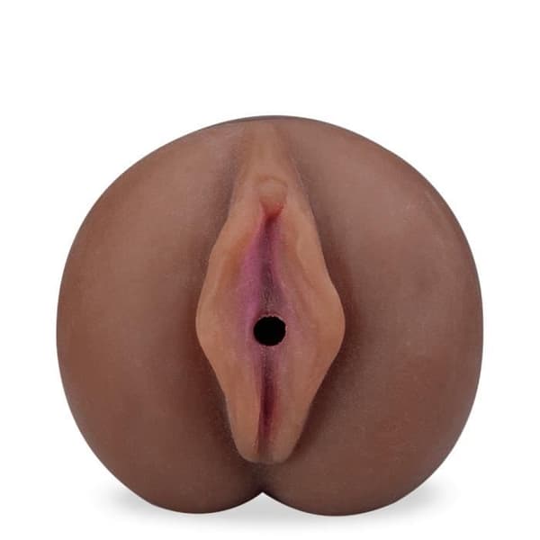 Manlig onanist Realistisk konstgjord vagina Svart TPE Vagina Ciara Mörk hud