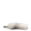 Miniatyrbild 4 av 4: Fox tail plug vit och svart päls Black And White
