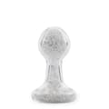 Miniatyrbild 1 av 4: Pearl White Diamond Glas Butt Plug