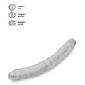 Miniatyrbild 2 av 4: Roller Crystal flexibel dubbeldildo