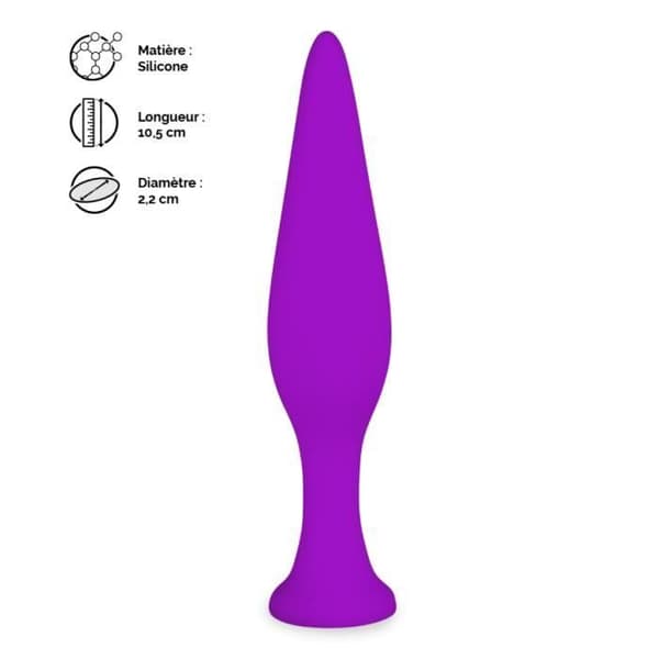 Olivlila sugkopp Analplugg - Märke - Modell - Funktion 1 - Funktion 2 - Funktion 3