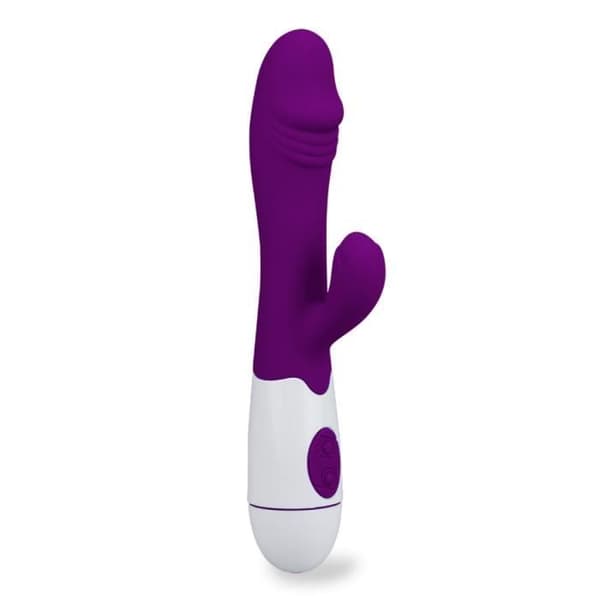 Vibromassör kanin - Bloom - Dubbel stimulering av klitoris och G-punkt - Silikon och ABS - 30 vibrationslägen