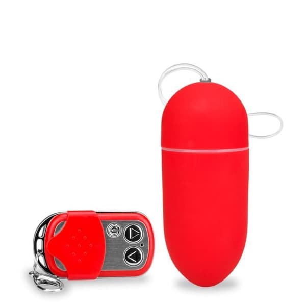 XL Röd Fjärrkontroll Vibrerande Ägg