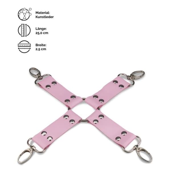 Korsettbindning Hogtie - Rosa - BDSM-accessoar