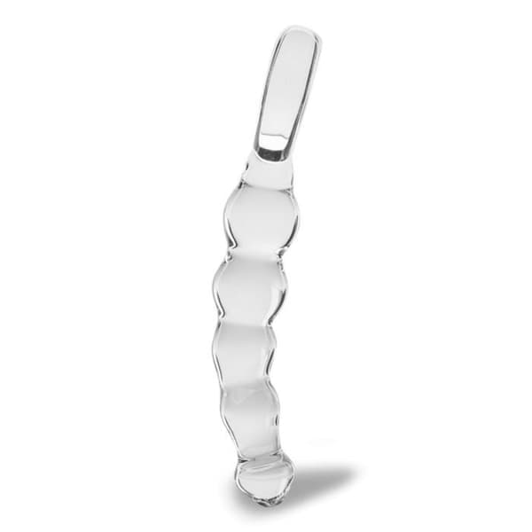 Love Arrow Kristallglas Dildo - Vit - Sexleksak - Glas - Vuxen - Slidan