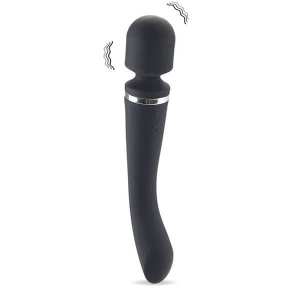 Fantasy wand vibrator och klassisk vibrator Black