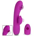 Miniatyrbild 1 av 4: Rabbit vibrator G punkt klitoris stimulator Lila