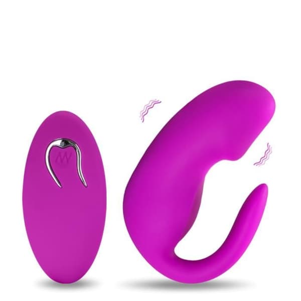 Vibromassör - KÄRLEK OCH VIBRATIONER - Ej Violet - 12 vibrationslägen - Trådlös fjärrkontroll - Liten storlek