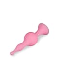 Miniatyrbild 4 av 4: Analplugg - Blob - Rosa - Silikon - Progressiv diameter - Sugkopp