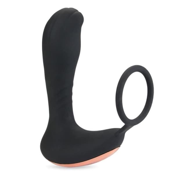Vibrerande prostatastimulator med cockring 7 lägen