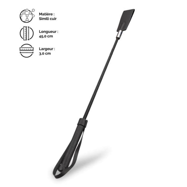 BDSM-piska Spicy Noir - Spicy - Elegant och noggrant utförande - Utmärkt grepp