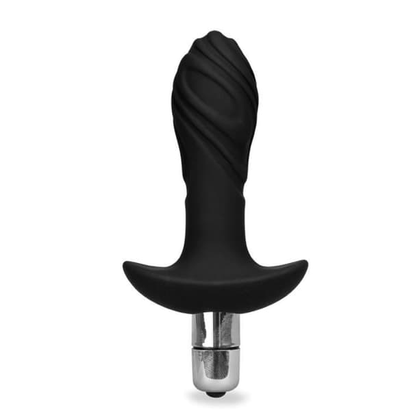 Magic Black multifunktionell vibrerande analplugg