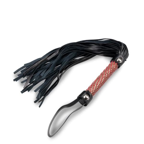 Martinet med röda strass - Vuxen - Liten martinet med handled - Maximal känsla