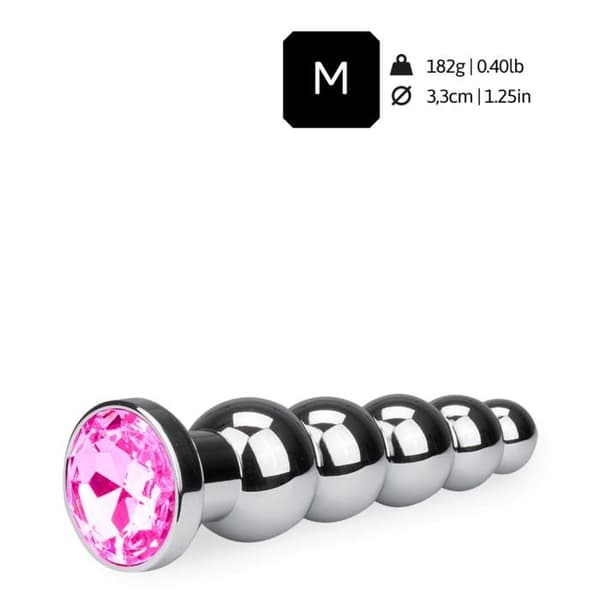 Analsmycken Rosebud Rosenkrans Rose Quartz No