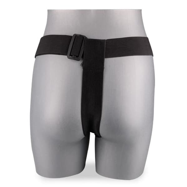 Silikonböjd svart harness 15,0cm