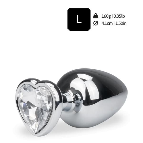 Anal Jewel Rosebud Heart XL Diamond No