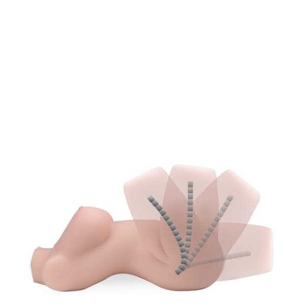 Realistisk onanistbyst 9,5 kg Francesca
