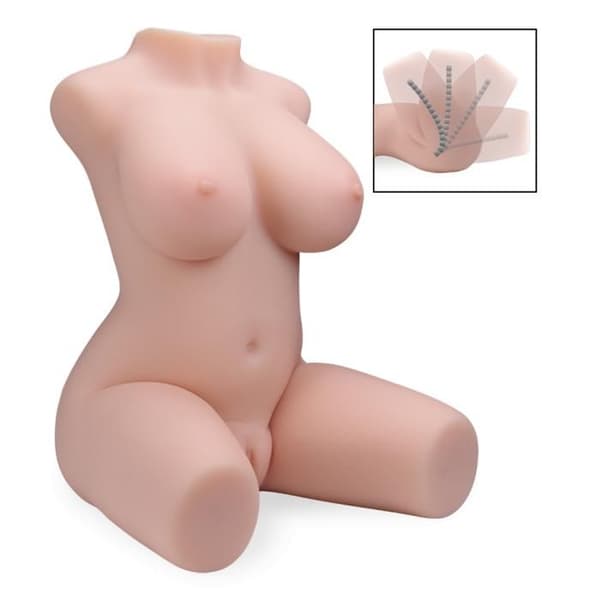 Realistisk onanistbyst 9,5 kg Francesca