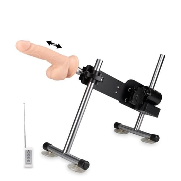 Fuck maskin fjärrstyrd Robotek - Svart - 18 lägen av fram och tillbaka