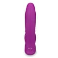 Miniatyrbild 5 av 6: Klitorisstimulerande slag- och fjärrstyrd vibrator Lila