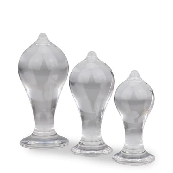 Set med 3 pluggar Triade - Märke - Anal - Akryl - Olika dimensioner